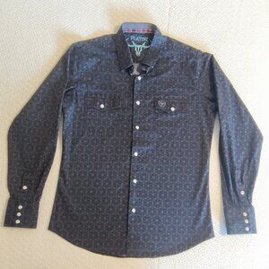 Platini Men shirt longsleeve Size M reverse arms